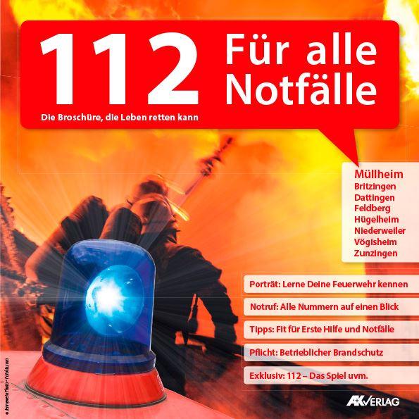 112 Für alle Notfälle FFW Müllheim